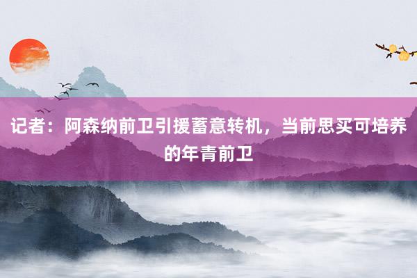 记者：阿森纳前卫引援蓄意转机，当前思买可培养的年青前卫